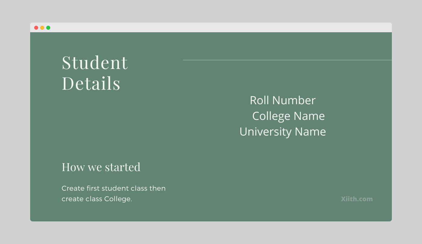 Java Program to print student details using single inheritance