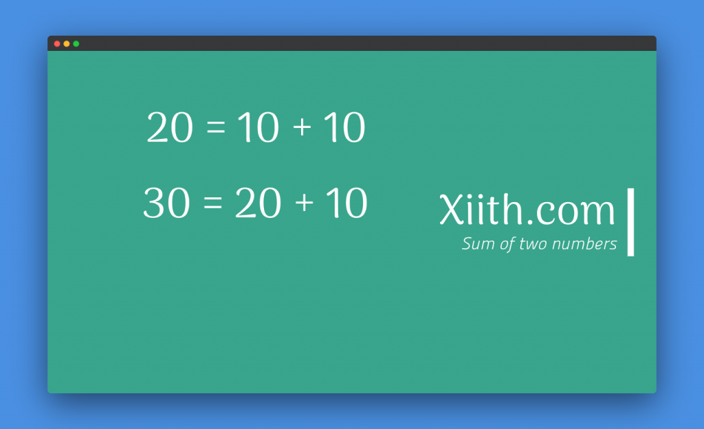 Python Tkinter program to add two numbers