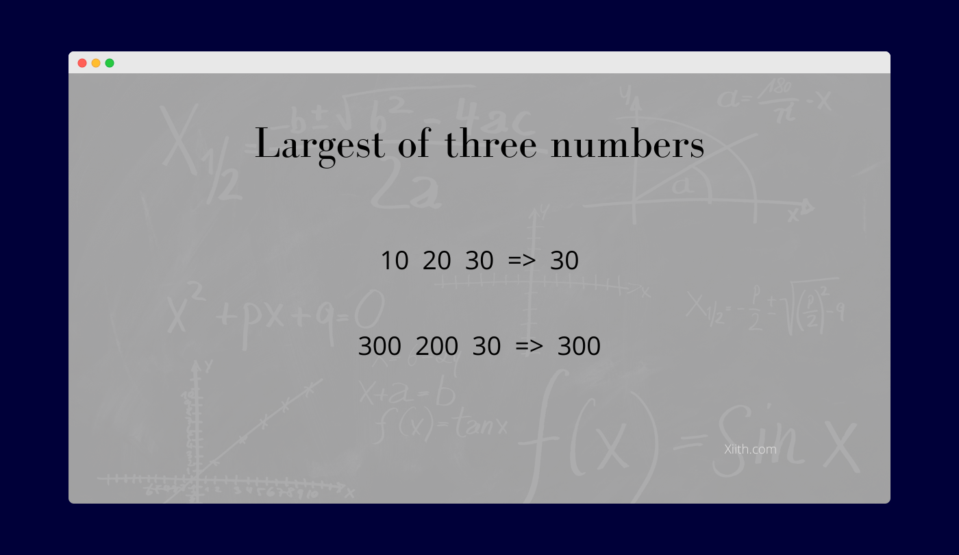 JavaScript Program to find the largest of three numbers using nested if