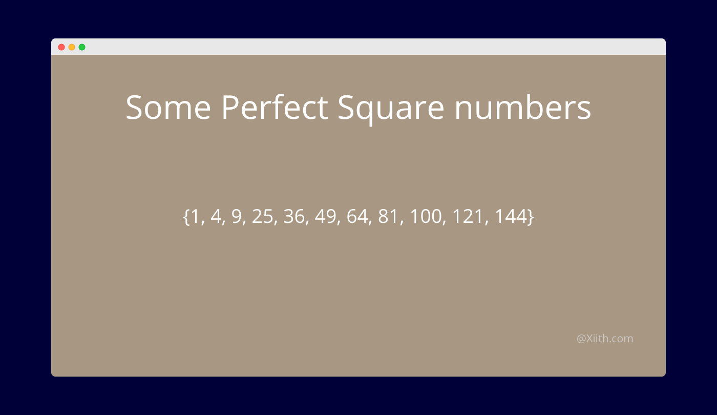 C Program to find perfect square numbers between 1 to n